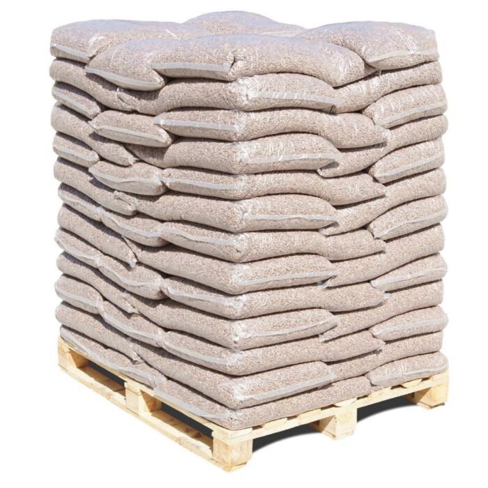 Holzpellets Hartholz Eiche 6mm, 975kg Palette – Bild 1